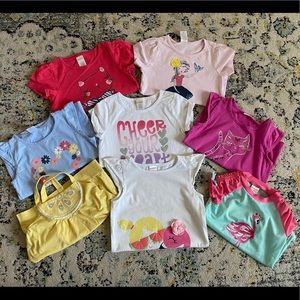Bundle of 8 Gymboree Short Sleeved Shirts size 5